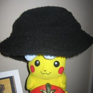 Fuzzy bucket hat